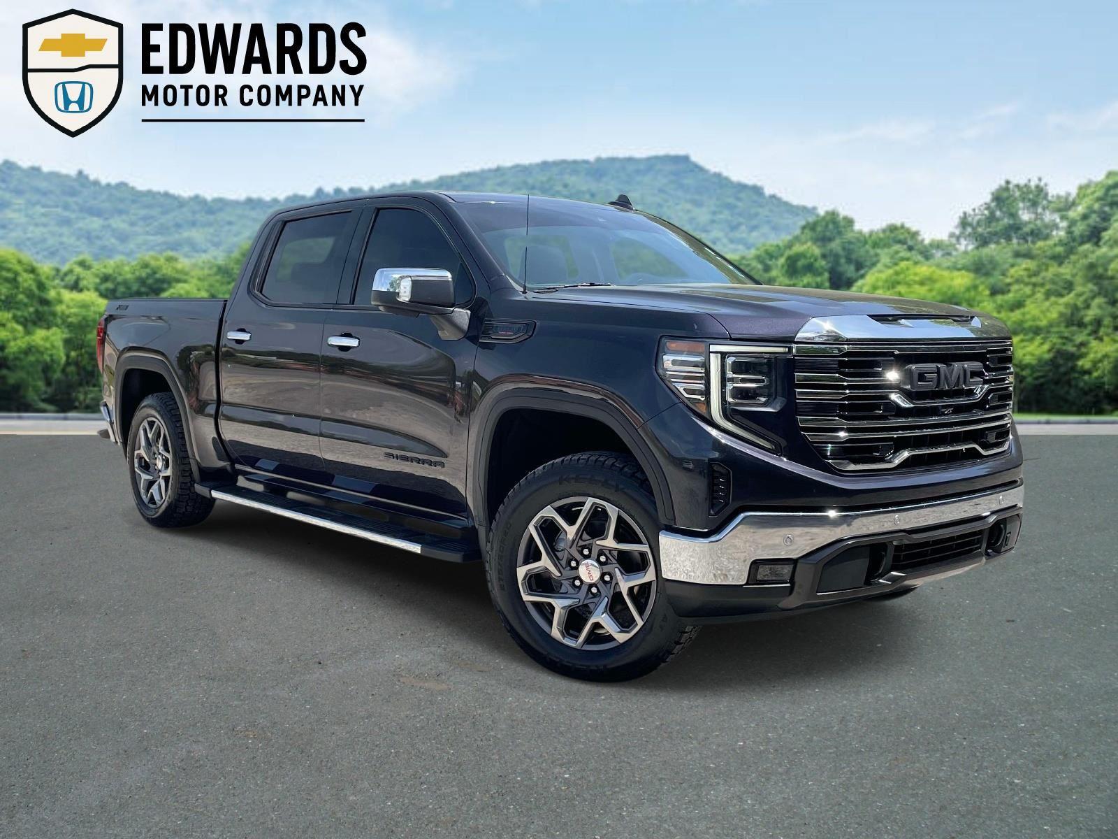 Titanium Rush Metallic 2022 GMC Sierra 1500 SLT Crew Cab 4WD Pickup Truck Four-Wheel Drive Automatic