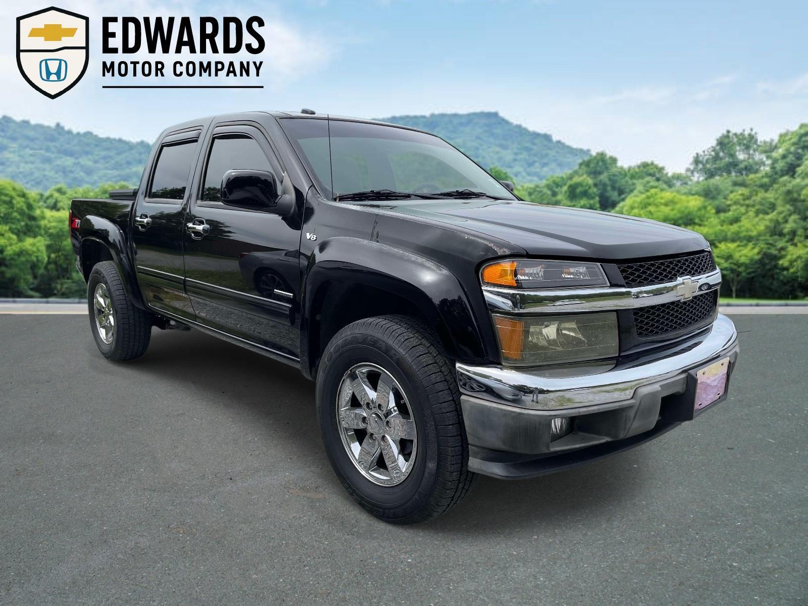 Black 2010 Chevrolet Colorado 2LT Crew Cab RWD Pickup Truck 4X2 4-Speed Automatic Overdrive