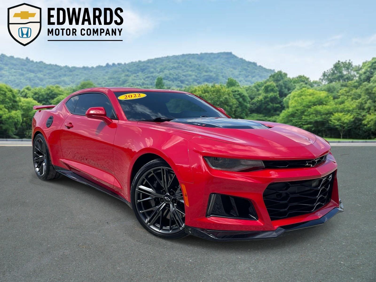 Red Hot 2022 Chevrolet Camaro ZL1 Coupe RWD Coupe Rear-Wheel Drive Automatic