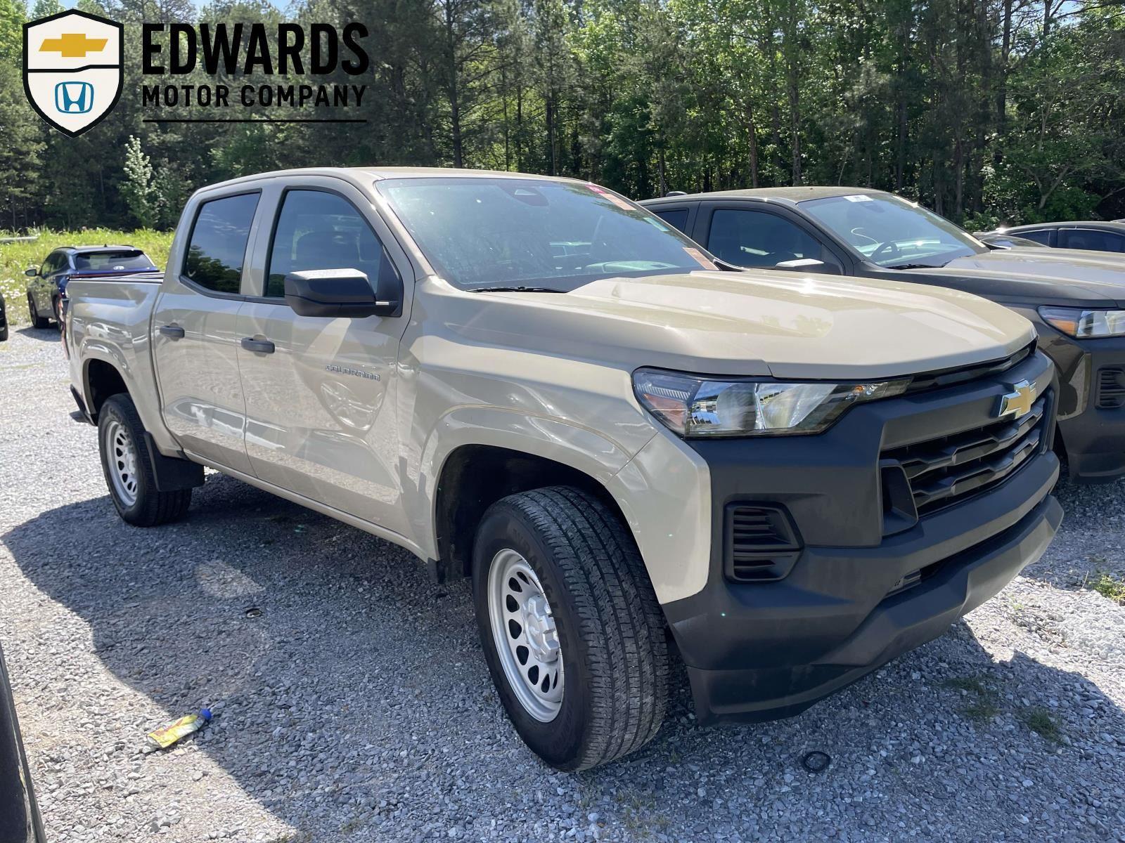 Sand Dune Metallic 2024 Chevrolet Colorado Work Truck Crew Cab RWD Pickup Truck 4X2 8-Speed Automatic