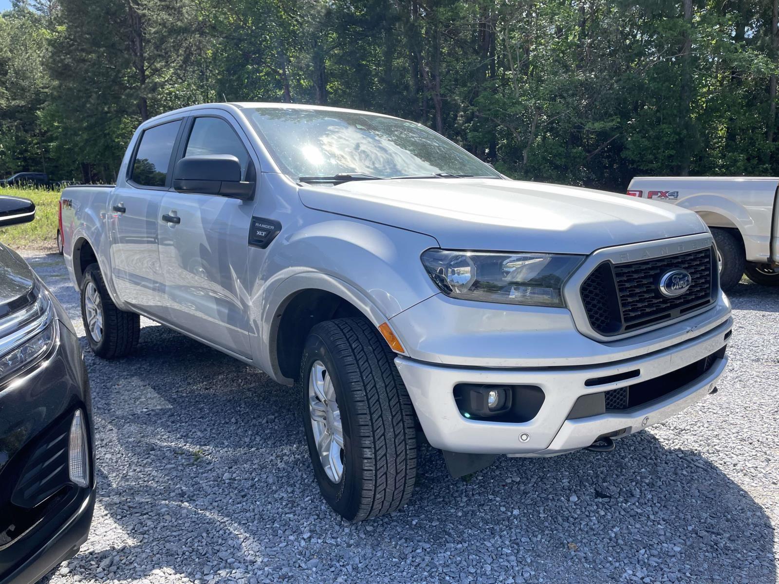 Ingot Silver Metallic 2019 Ford Ranger XLT SuperCrew 4WD Pickup Truck Four-Wheel Drive Automatic