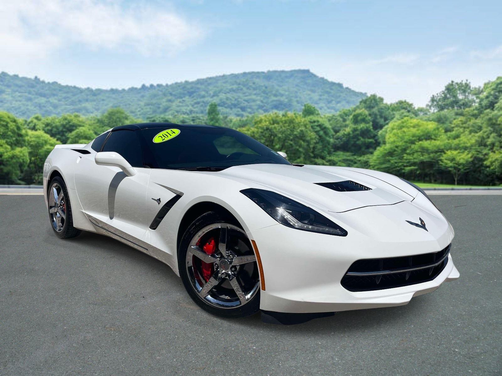 Arctic White 2014 Chevrolet Corvette Stingray 3LT Coupe RWD Coupe Rear-Wheel Drive 6-Speed Automatic