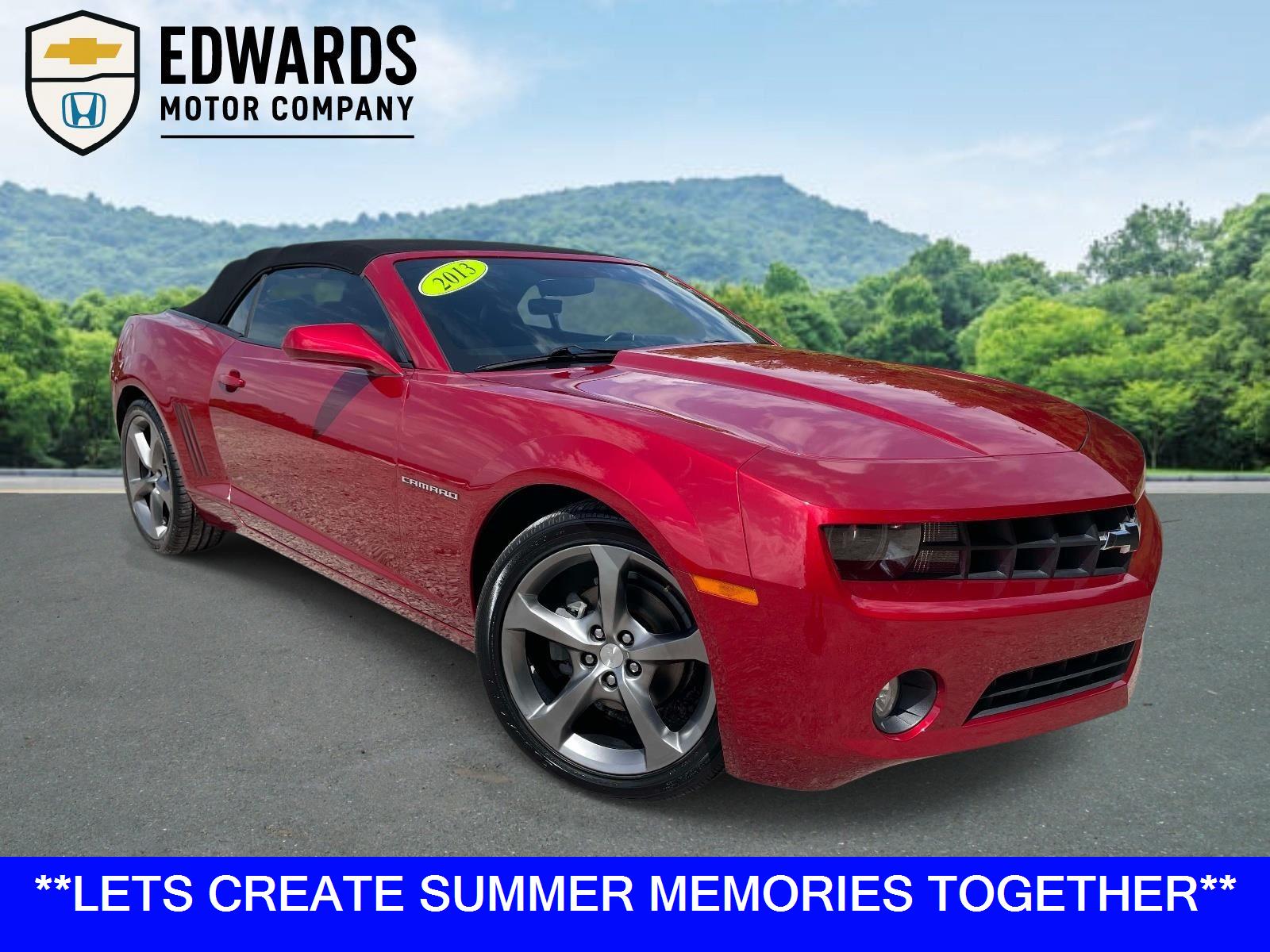 Crystal Red Tintcoat 2013 Chevrolet Camaro 2LT Convertible RWD Convertible Rear-Wheel Drive 6-Speed Automatic