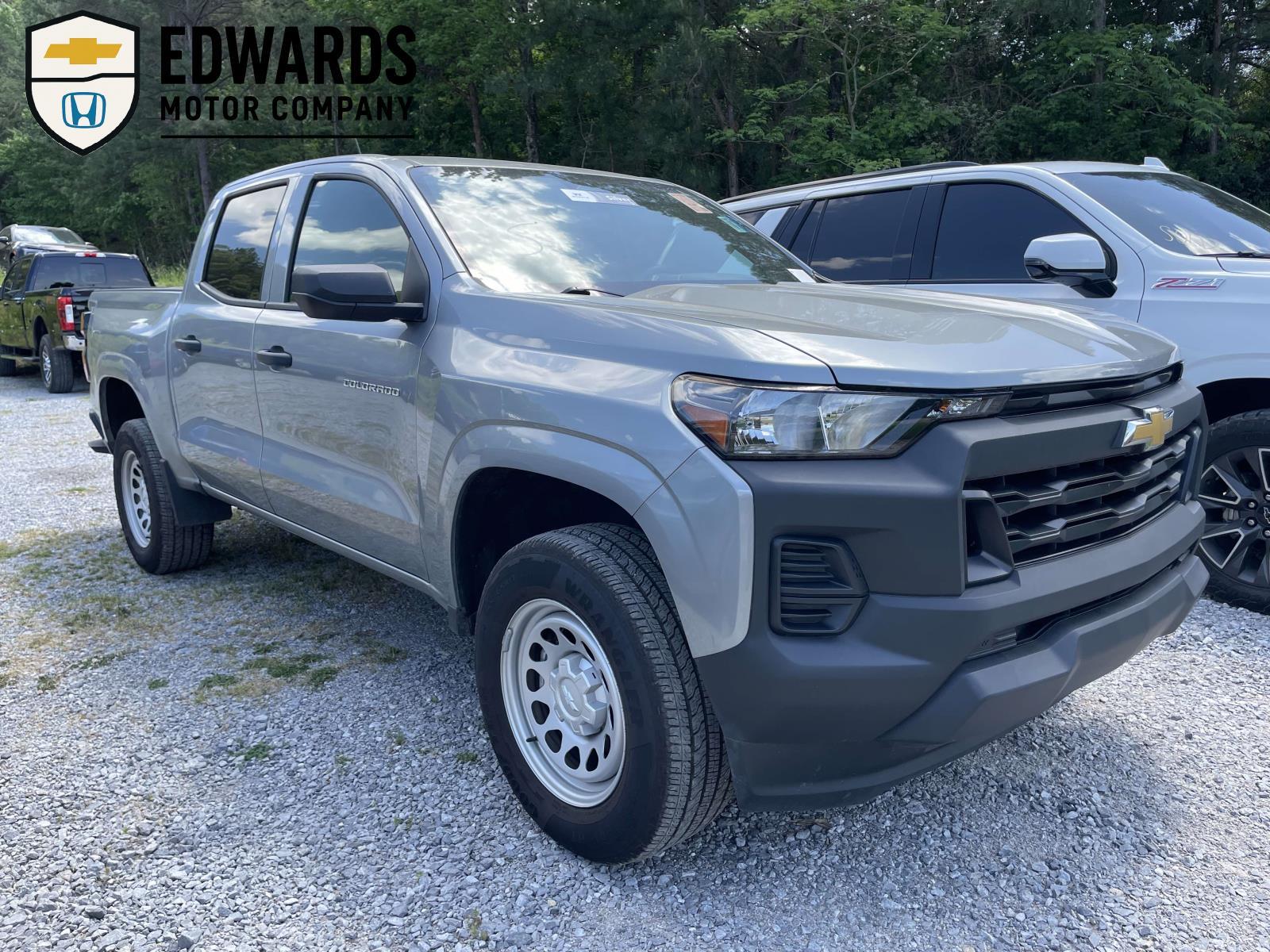 Sterling Gray Metallic 2024 Chevrolet Colorado Work Truck Crew Cab RWD Pickup Truck 4X2 8-Speed Automatic