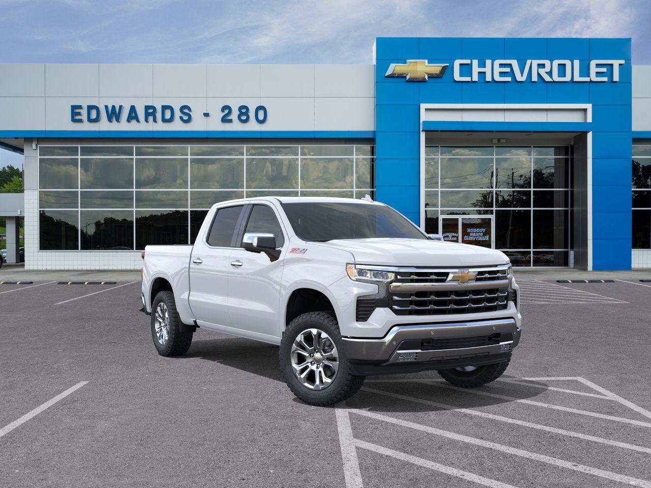 GAZ SUMMIT WHITE 2026 Chevrolet Silverado 1500 LTZ Crew Cab 4WD Pickup Truck Four-Wheel Drive Automatic