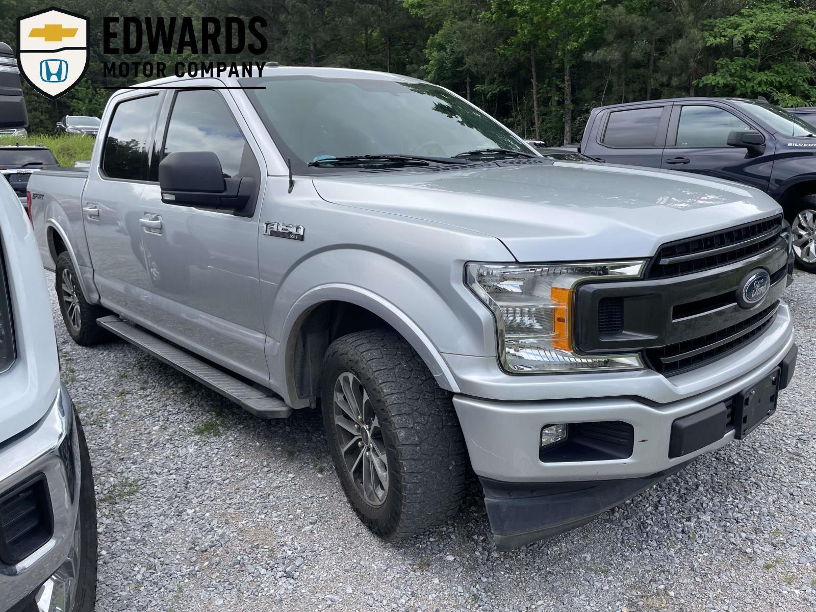 Ingot Silver Metallic 2018 Ford F-150 XLT SuperCrew RWD Pickup Truck 4X2 6-Speed Automatic
