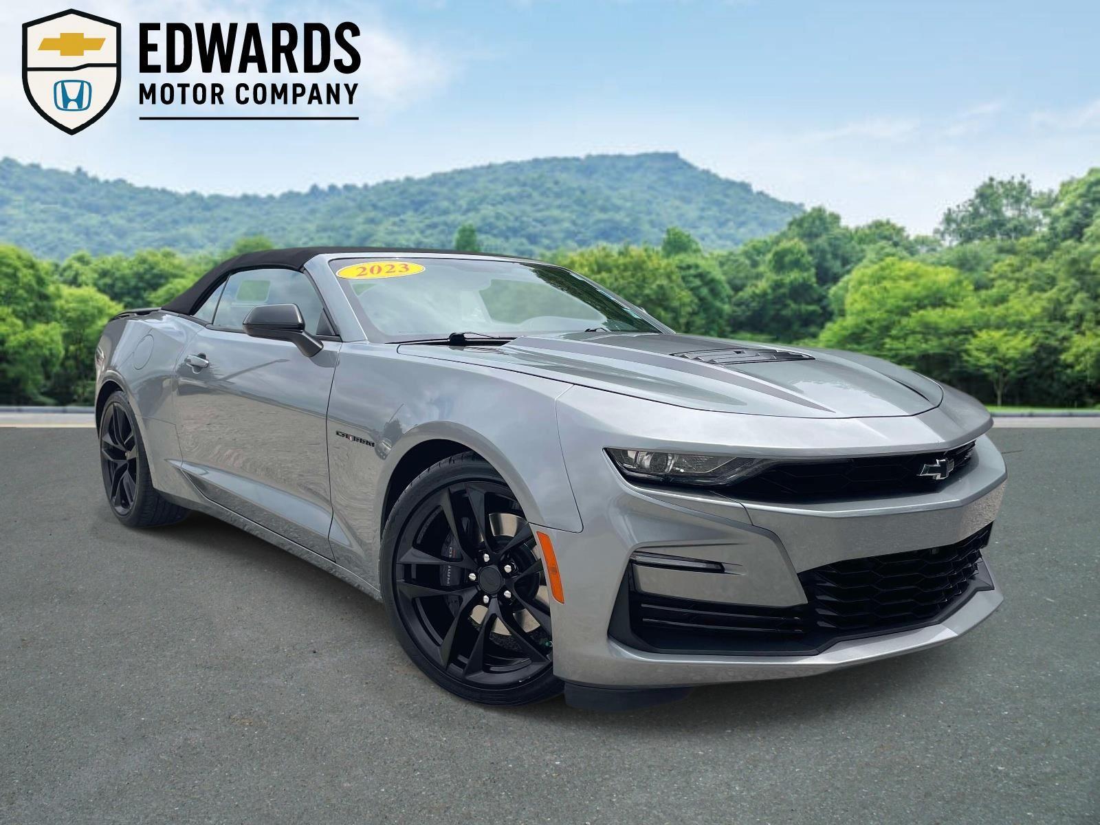 Gray 2023 Chevrolet Camaro 1SS Convertible RWD Convertible Rear-Wheel Drive Automatic