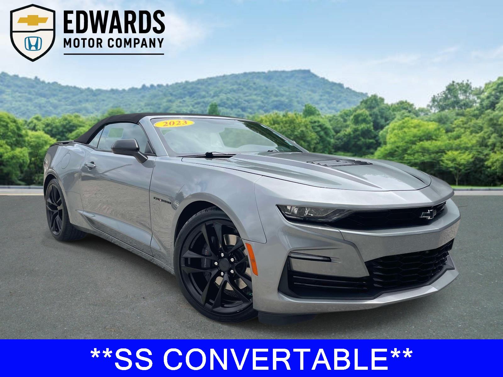 Gray 2023 Chevrolet Camaro Convertible Rear-Wheel Drive Automatic