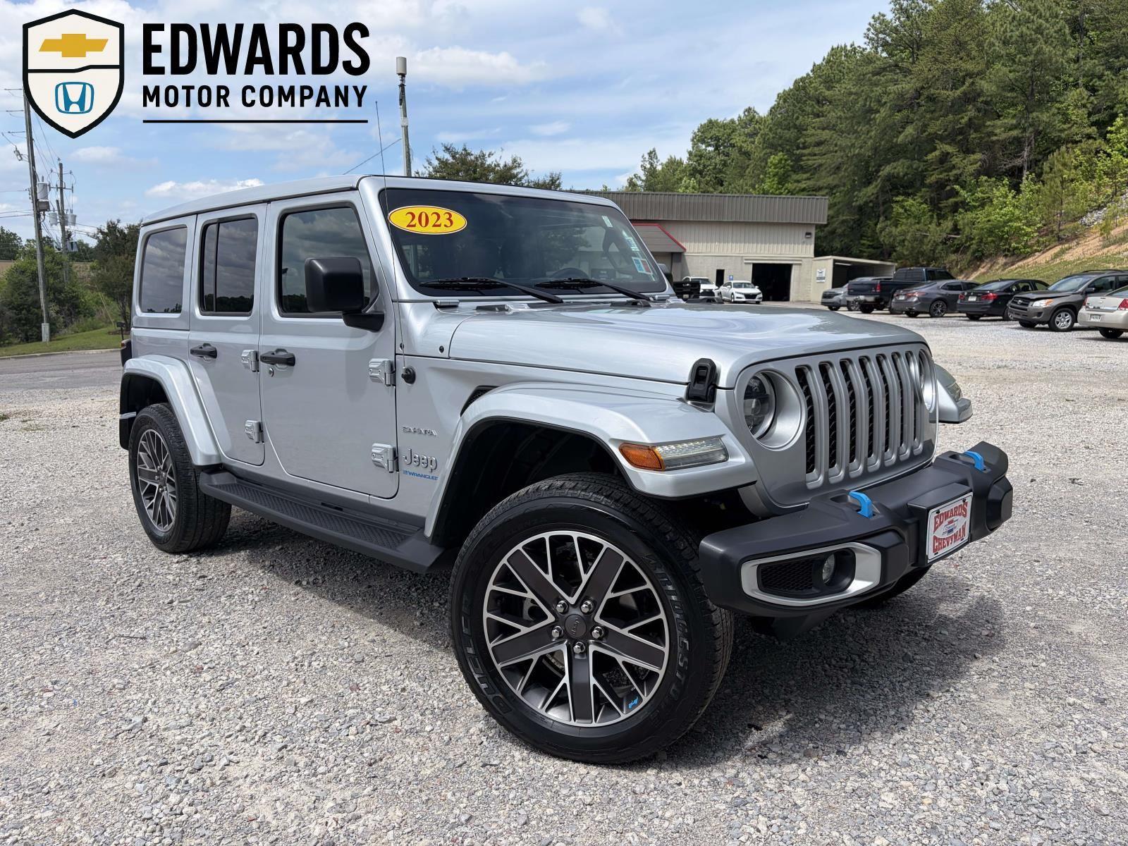 Silver Zynith Clearcoat 2023 Jeep Wrangler 4xe Sahara 4WD SUV / Crossover Four-Wheel Drive 8-Speed Automatic