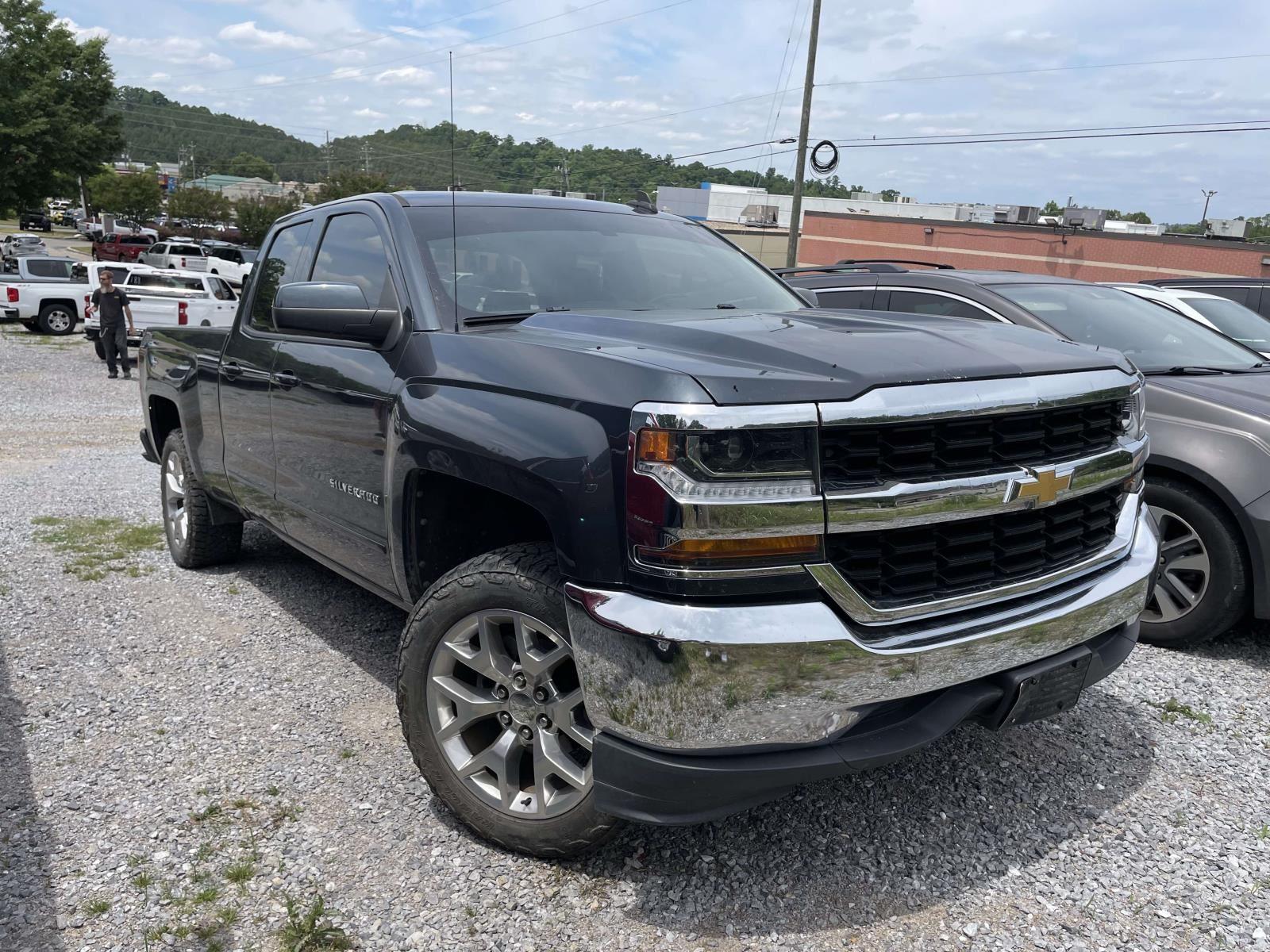 Gray (Graphite Metallic) 2019 Chevrolet Silverado 1500 LT Double Cab RWD Pickup Truck 4X2 6-Speed Automatic