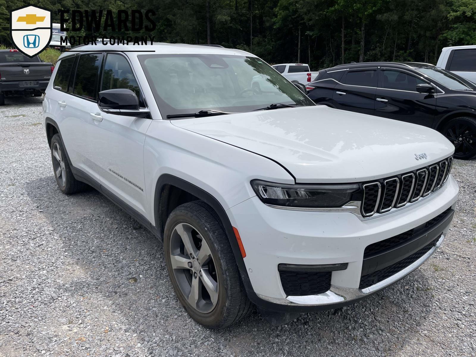 Bright White Clearcoat 2022 Jeep Grand Cherokee L Limited 4WD SUV / Crossover Four-Wheel Drive 8-Speed Automatic