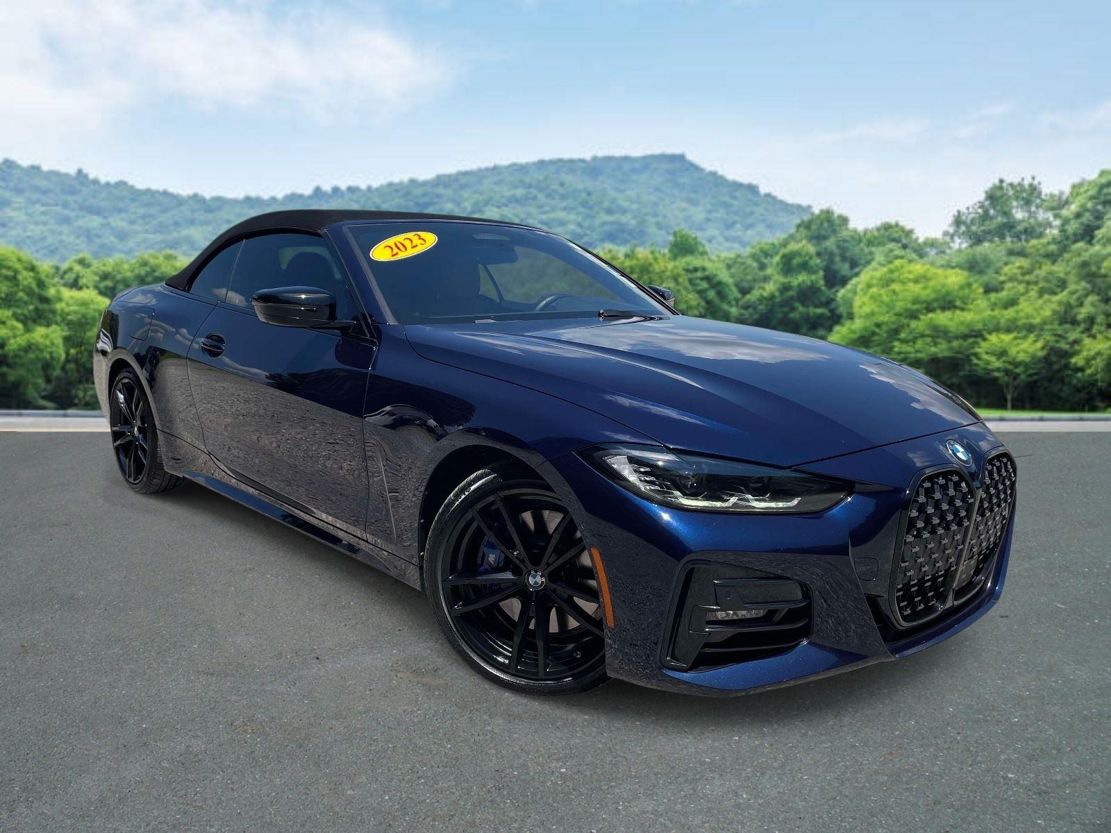 Tanzanite Blue II Metallic 2023 BMW 4 Series 430i Convertible RWD Convertible Rear-Wheel Drive Automatic