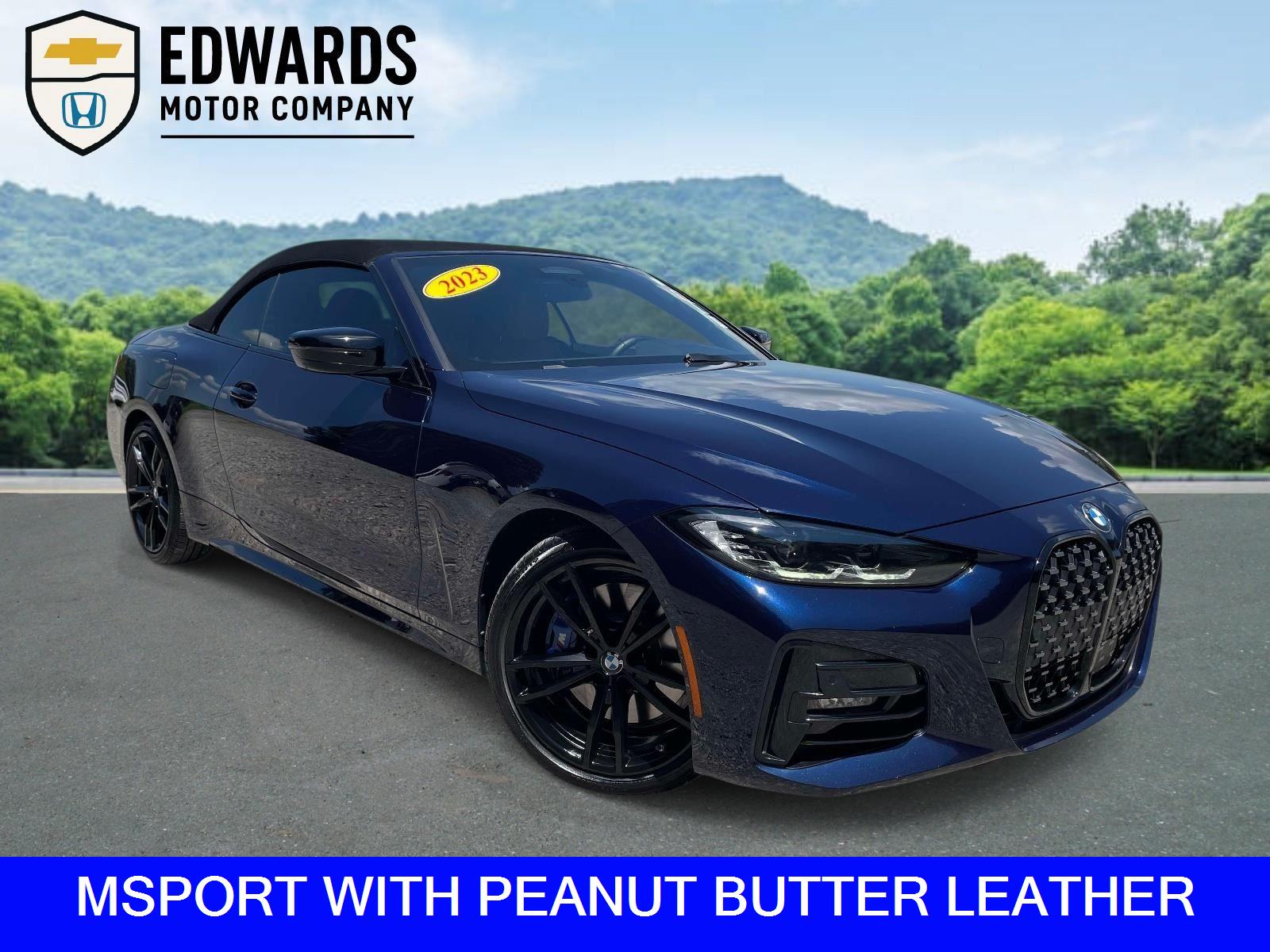 Tanzanite Blue II Metallic 2023 BMW 4 Series 430i Convertible RWD Convertible Rear-Wheel Drive Automatic