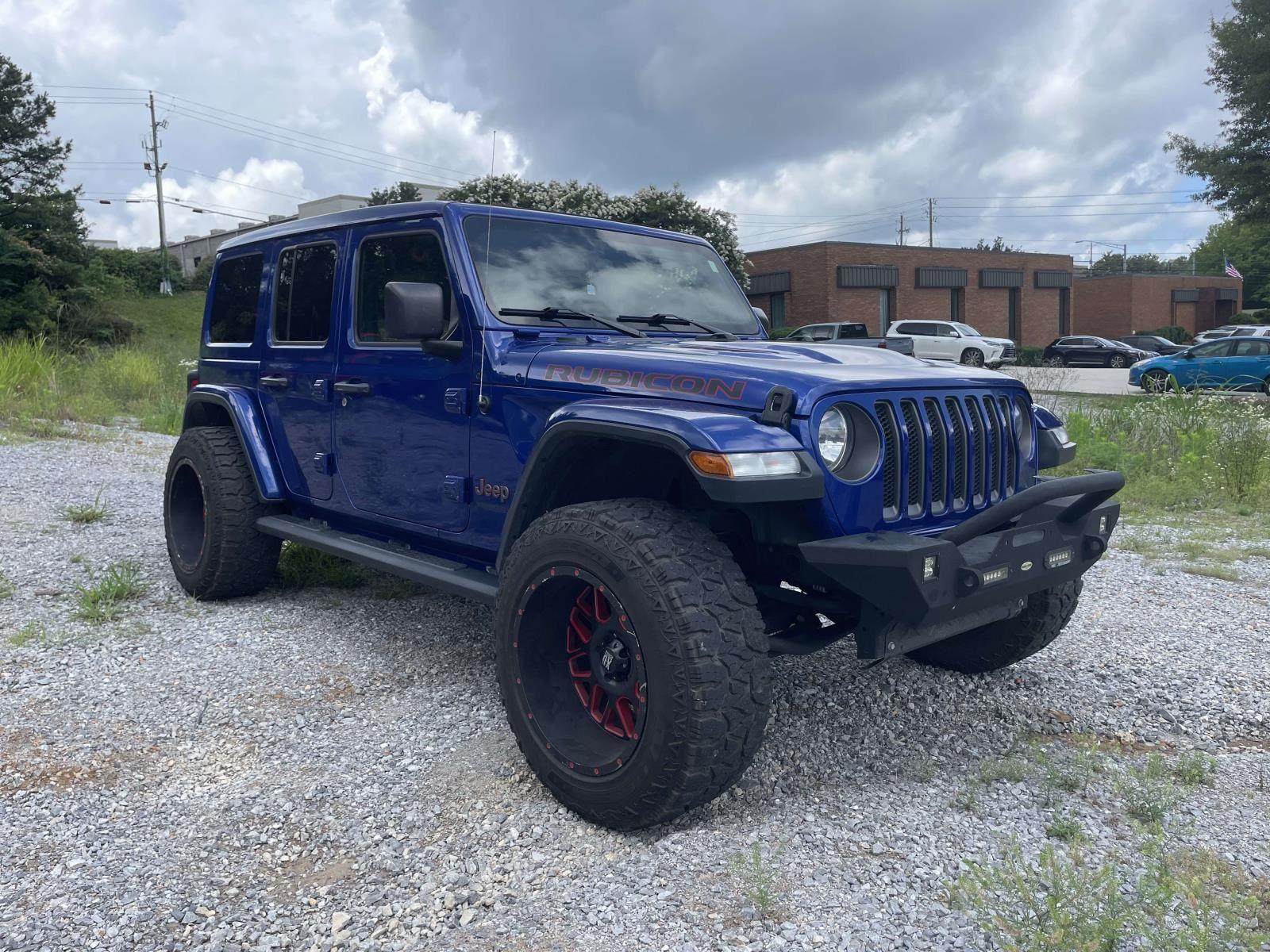Ocean Blue Metallic Clearcoat 2019 Jeep Wrangler Unlimited Rubicon 4WD SUV / Crossover Four-Wheel Drive 8-Speed Automatic