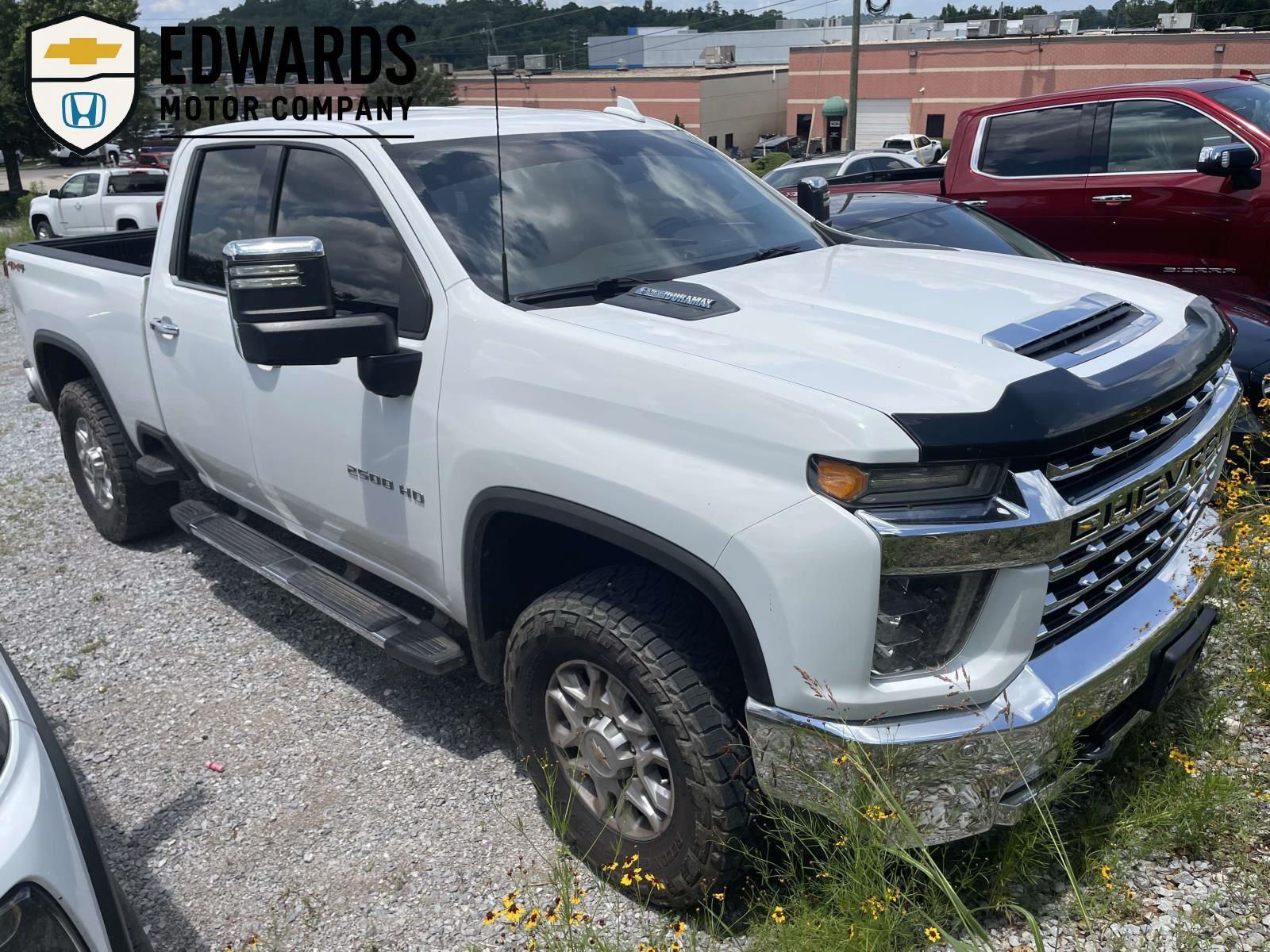 Summit White 2022 Chevrolet Silverado 2500HD LTZ Double Cab 4WD Pickup Truck Four-Wheel Drive Automatic