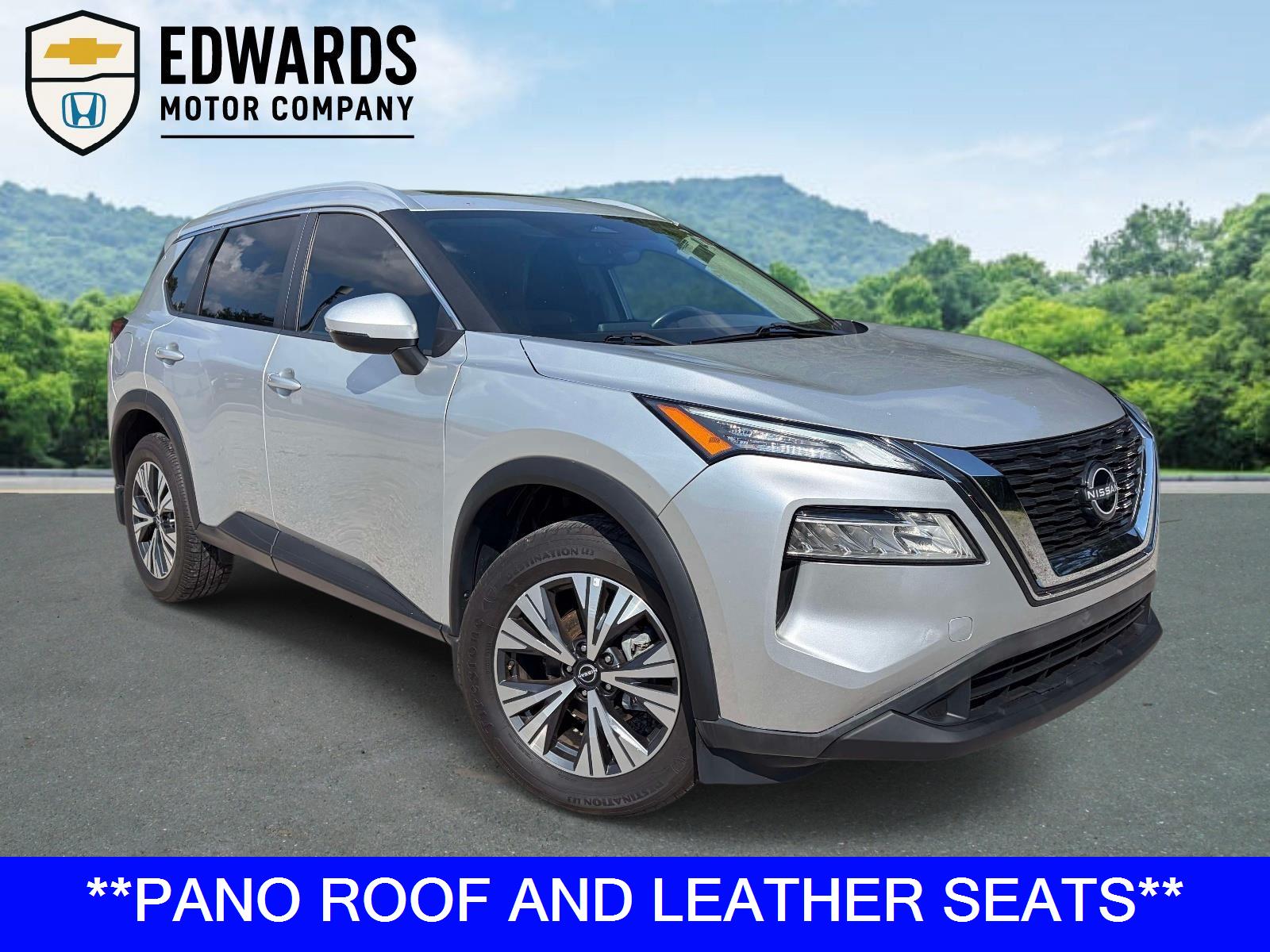 Brilliant Silver Metallic 2022 Nissan Rogue SUV / Crossover All-Wheel Drive Continuously Variable Transmission