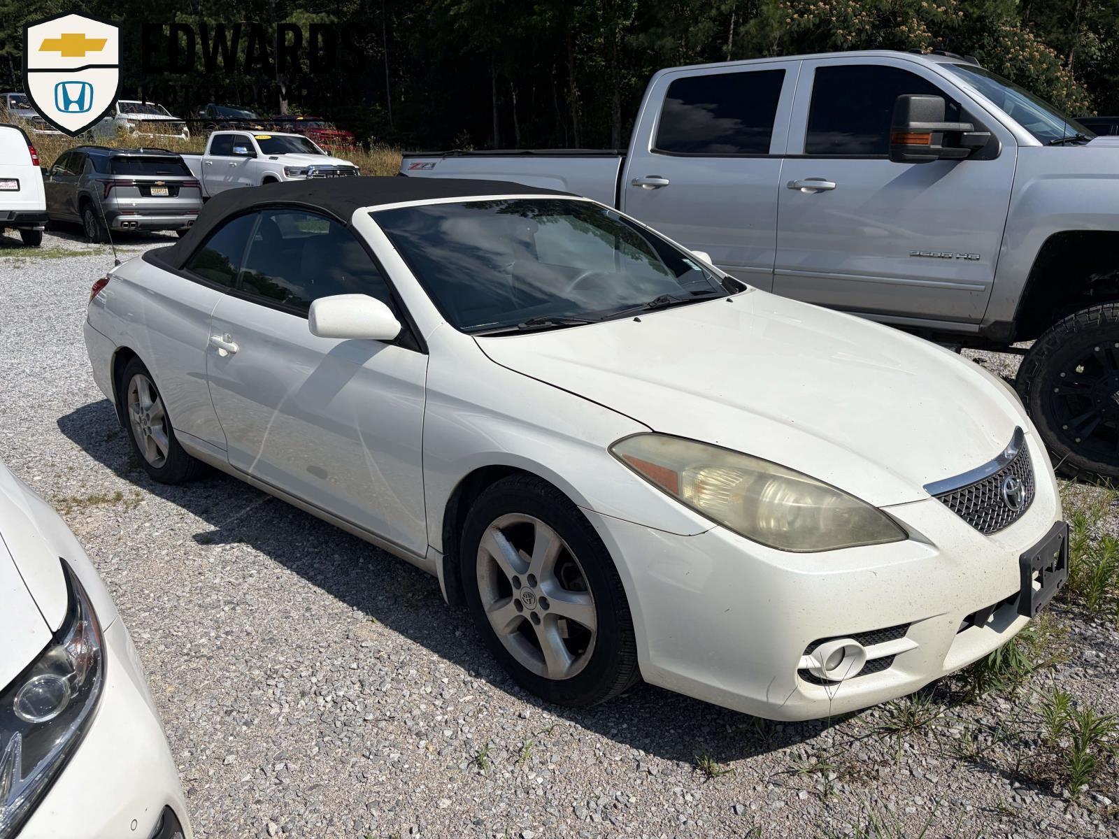 White 2008 Toyota Camry Solara Coupe