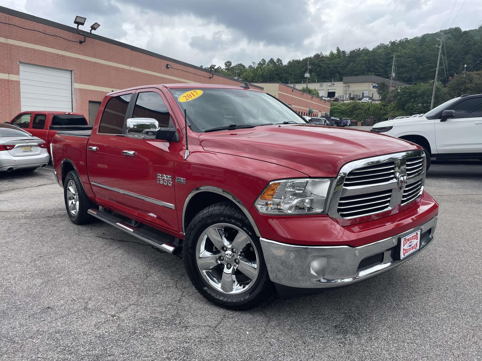 Flame Red Clearcoat 2017 RAM 1500 Pickup Truck 4X2 8-Speed Automatic