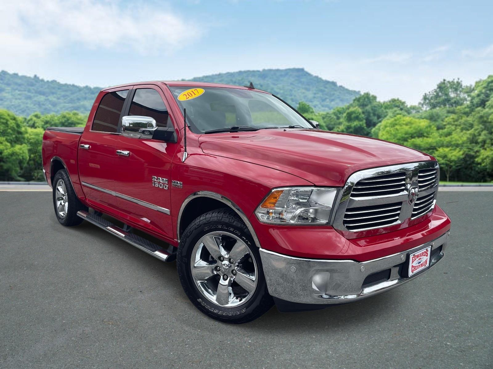 Flame Red Clearcoat 2017 RAM 1500 Pickup Truck 4X2 8-Speed Automatic