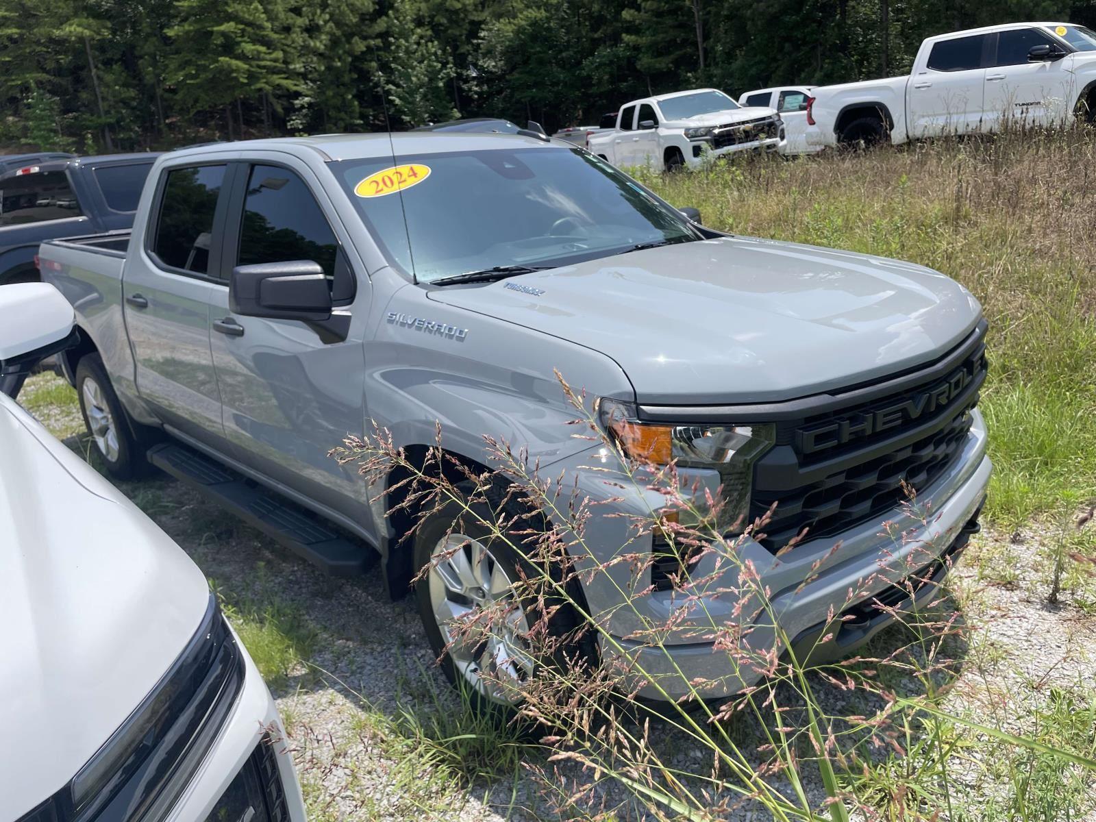 Gray 2024 Chevrolet Silverado 1500 Pickup Truck 4X2