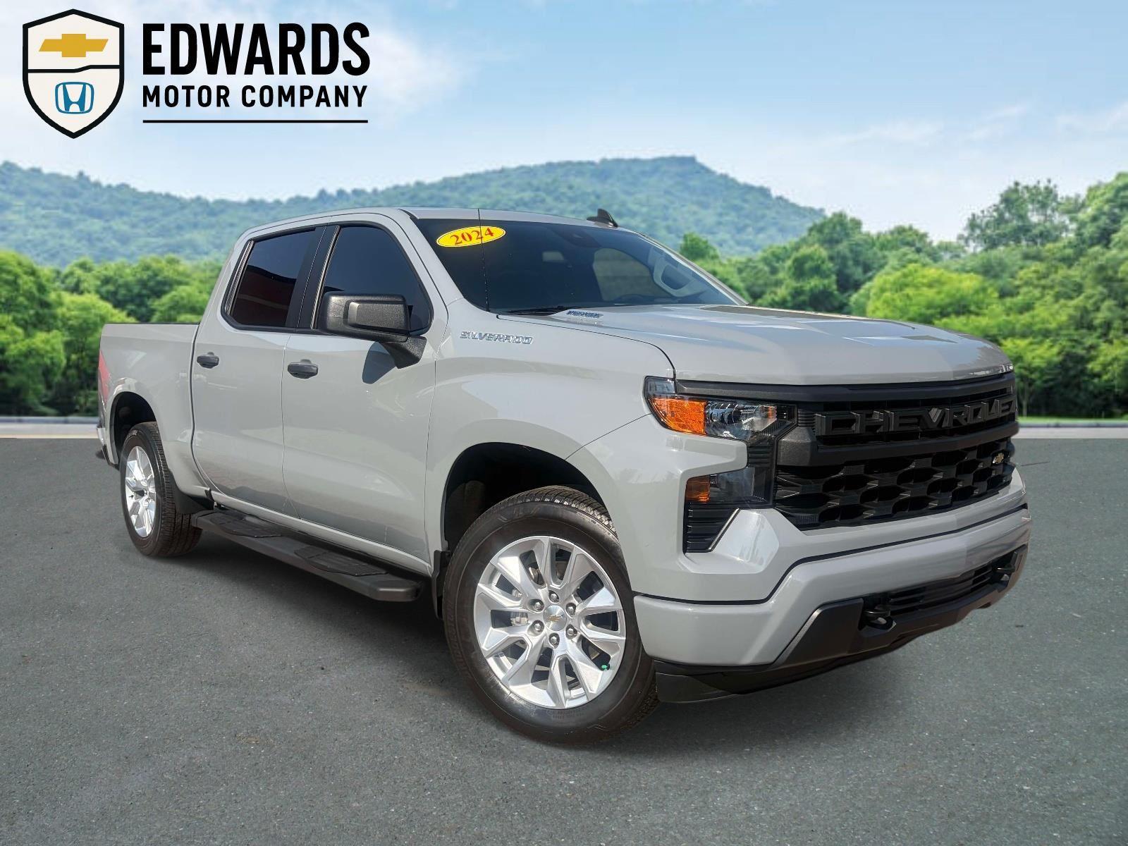 Slate Gray Metallic 2024 Chevrolet Silverado 1500 Pickup Truck 4X2 8-Speed Automatic
