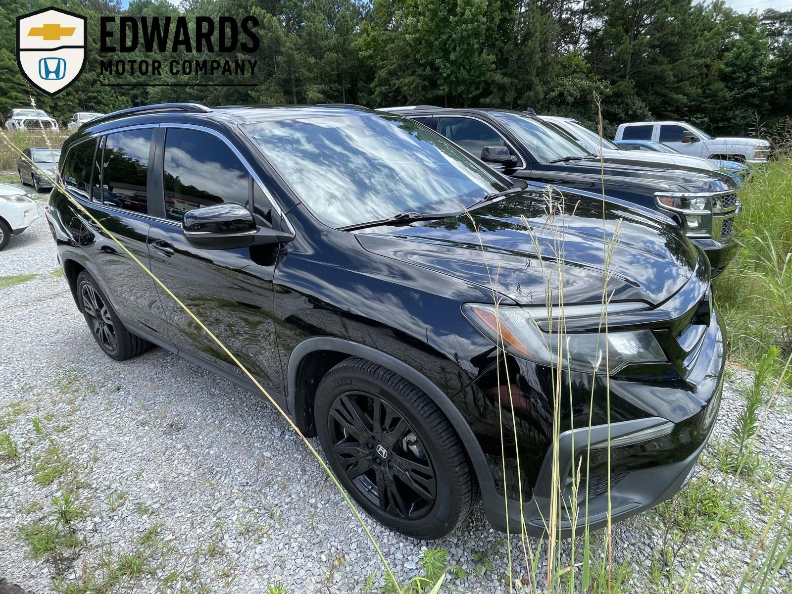 Crystal Black Pearl 2022 Honda Pilot SUV / Crossover Front-Wheel Drive Automatic