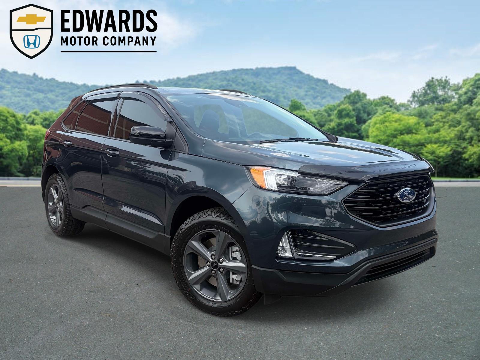 Stone Blue Metallic 2023 Ford Edge SUV / Crossover All-Wheel Drive 8-Speed Automatic