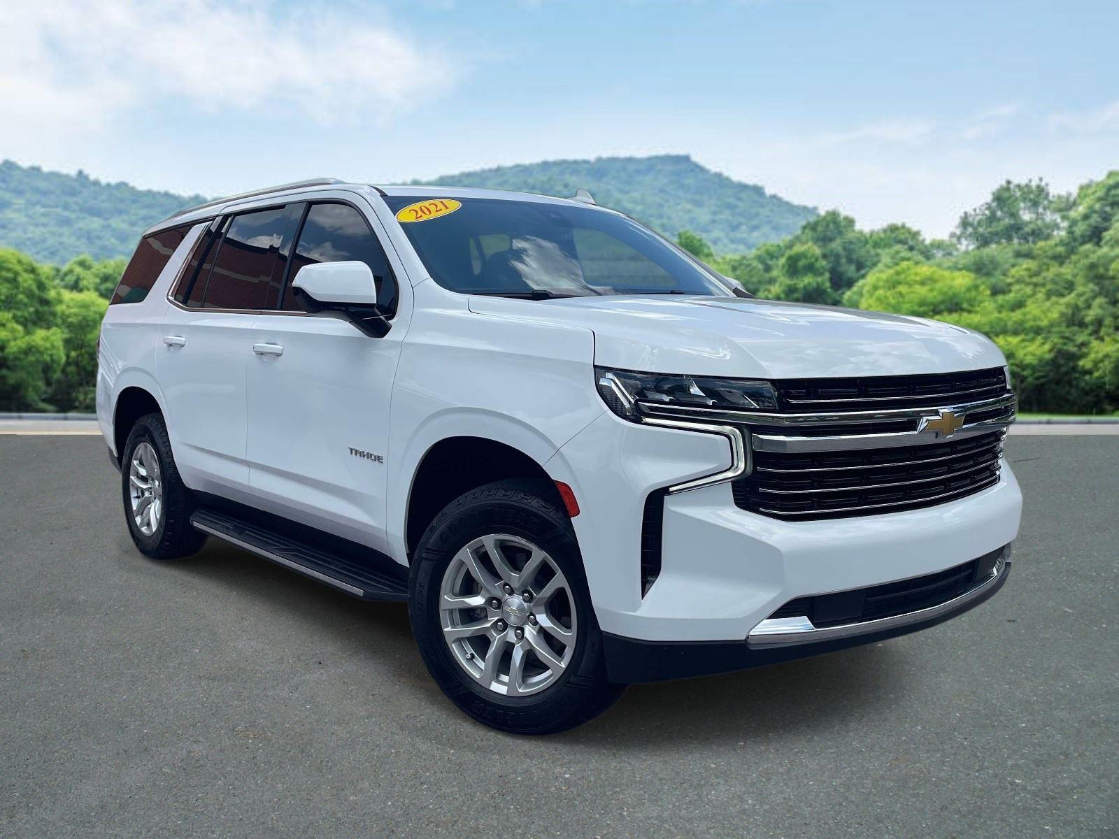 Summit White 2021 Chevrolet Tahoe SUV / Crossover 4X2 Automatic