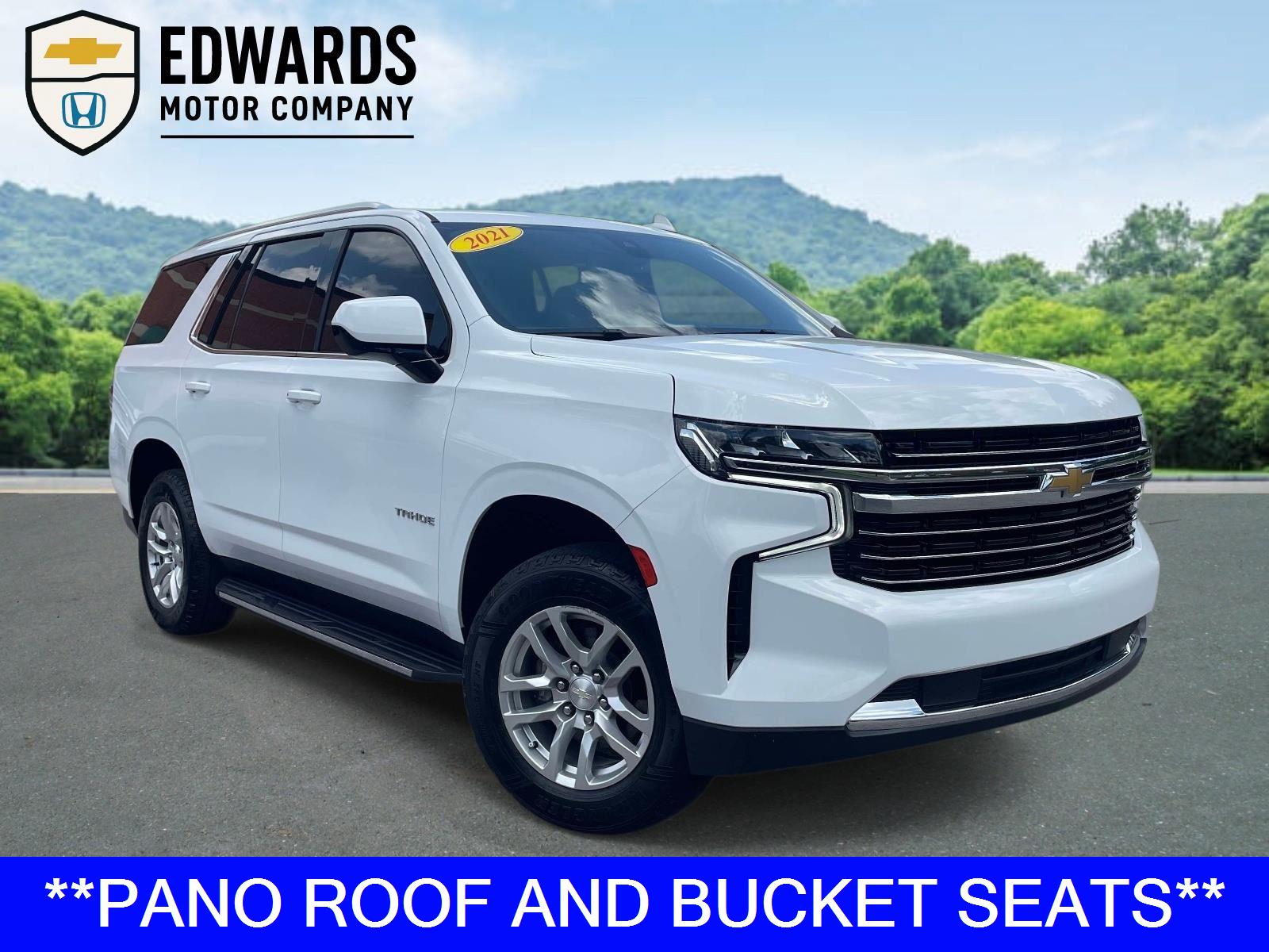 Summit White 2021 Chevrolet Tahoe SUV / Crossover 4X2 Automatic