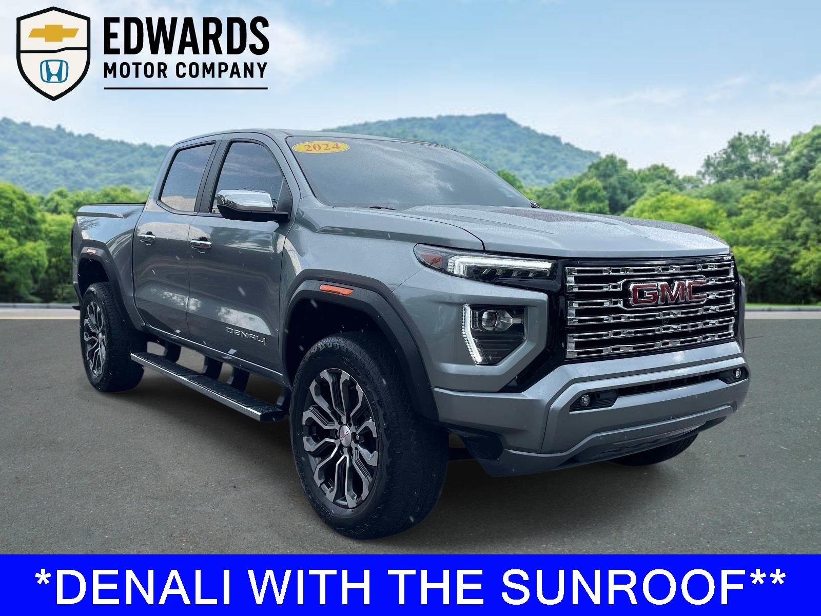 Sterling Metallic 2024 GMC Canyon Pickup Truck Four-Wheel Drive 8-Speed Automatic