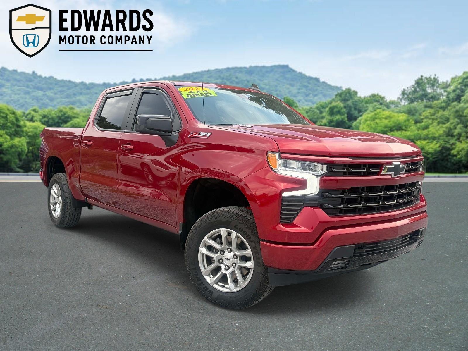 Radiant Red Tintcoat 2023 Chevrolet Silverado 1500 Pickup Truck Four-Wheel Drive Automatic