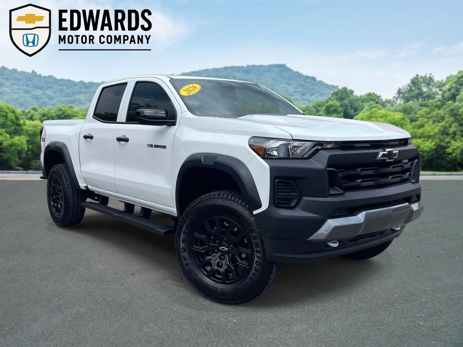 Summit White 2026 Chevrolet Colorado Pickup Truck Four-Wheel Drive 8-Speed Automatic