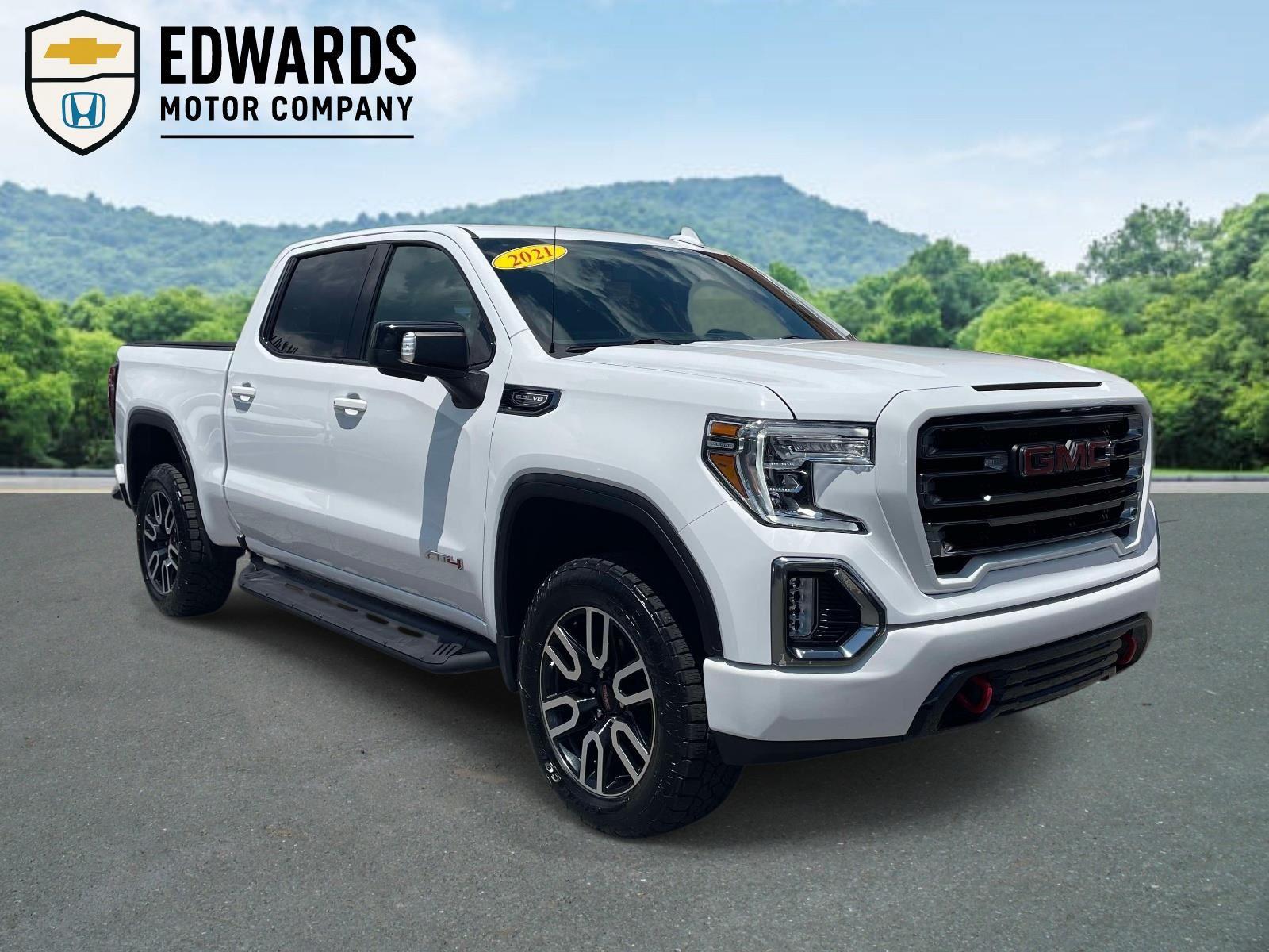 Summit White 2021 GMC Sierra 1500 Pickup Truck Four-Wheel Drive Automatic