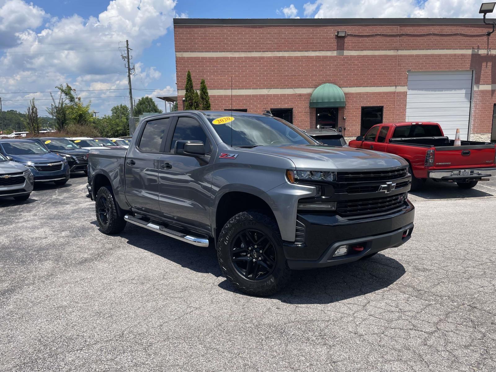 Gray (Satin Steel Metallic) 2020 Chevrolet Silverado 1500 Pickup Truck Four-Wheel Drive Automatic