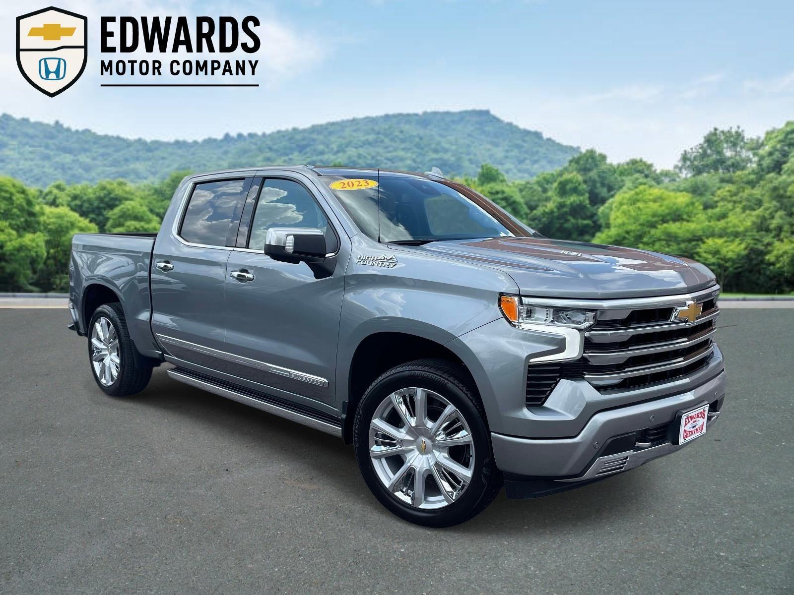 Sterling Gray Metallic 2023 Chevrolet Silverado 1500 Pickup Truck Four-Wheel Drive Automatic