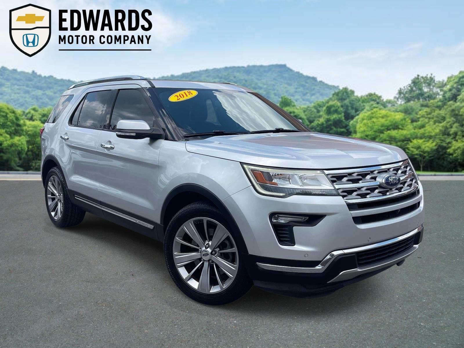 Ingot Silver Metallic 2018 Ford Explorer SUV / Crossover Front-Wheel Drive 6-Speed Automatic