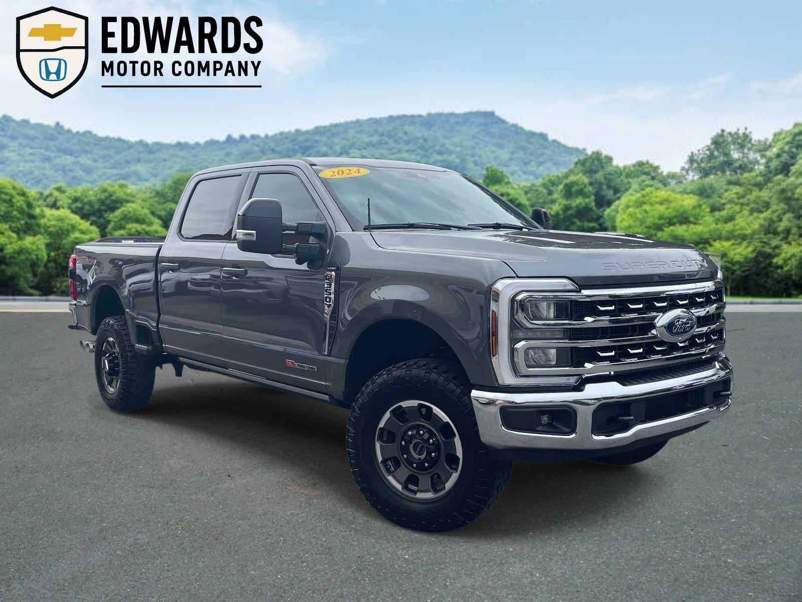 Carbonized Gray Metallic 2024 Ford F-350 Super Duty Pickup Truck Four-Wheel Drive Automatic