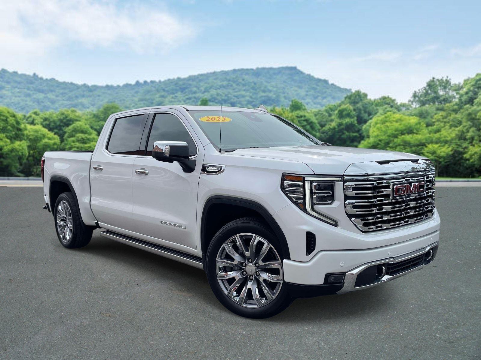 White Frost Tricoat 2023 GMC Sierra 1500 Pickup Truck Four-Wheel Drive Automatic