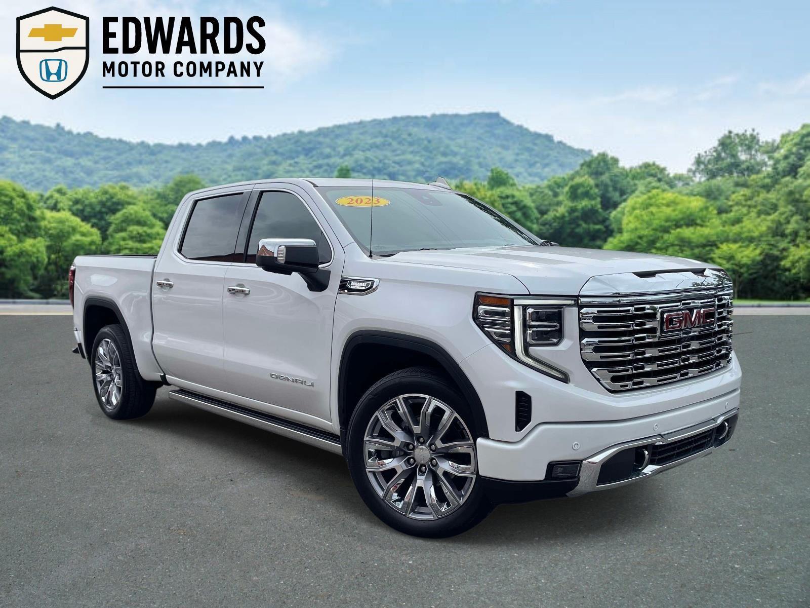 White Frost Tricoat 2023 GMC Sierra 1500 Pickup Truck Four-Wheel Drive Automatic
