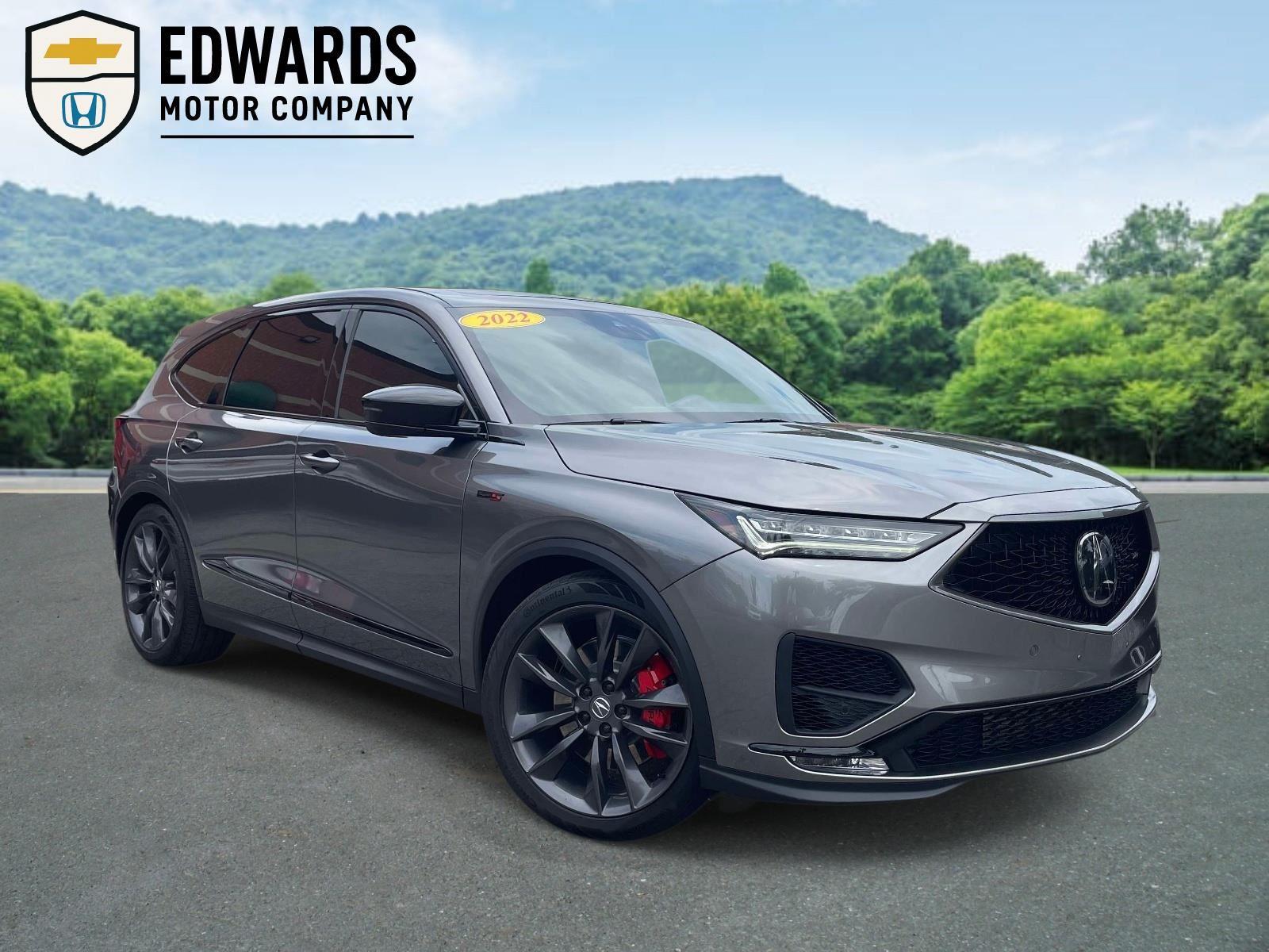 Liquid Carbon Metallic 2022 Acura MDX SUV / Crossover All-Wheel Drive Automatic