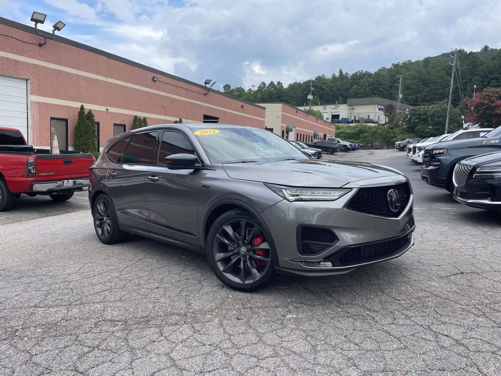Liquid Carbon Metallic 2022 Acura MDX SUV / Crossover All-Wheel Drive Automatic
