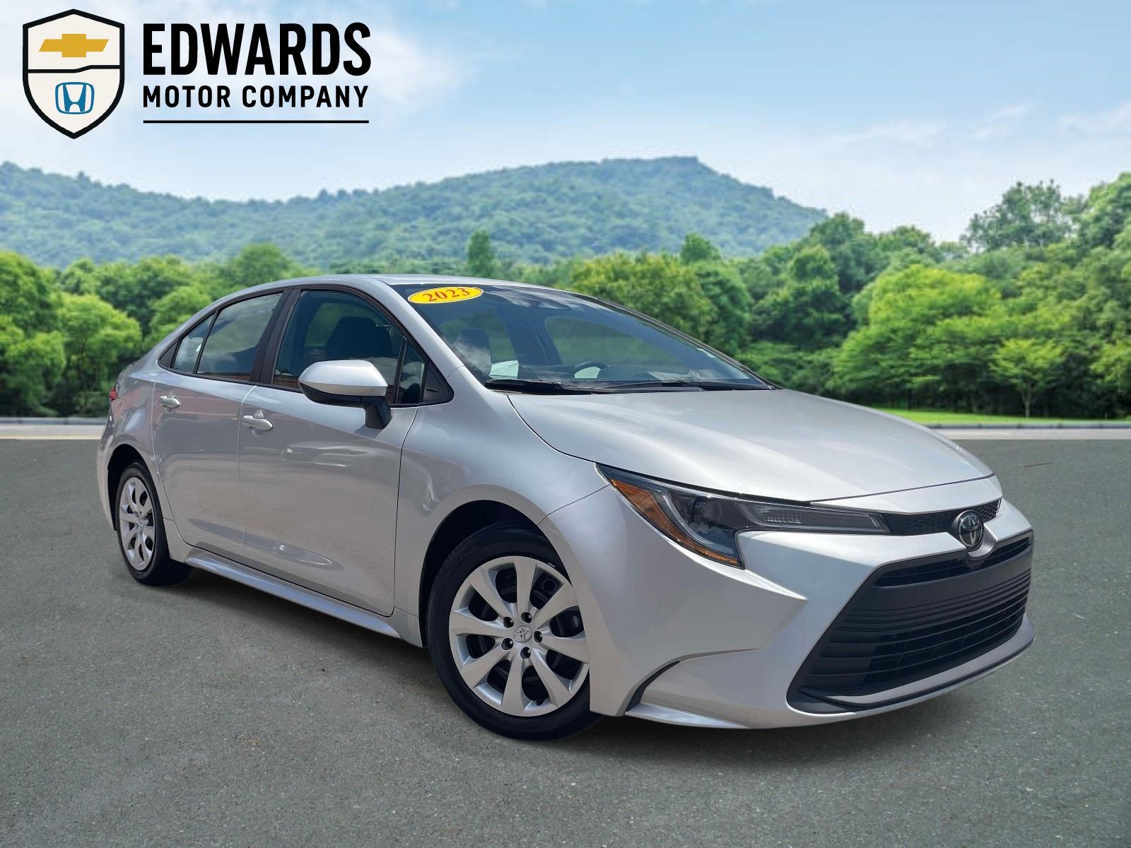 Classic Silver Metallic 2023 Toyota Corolla Sedan Front-Wheel Drive Continuously Variable Transmission
