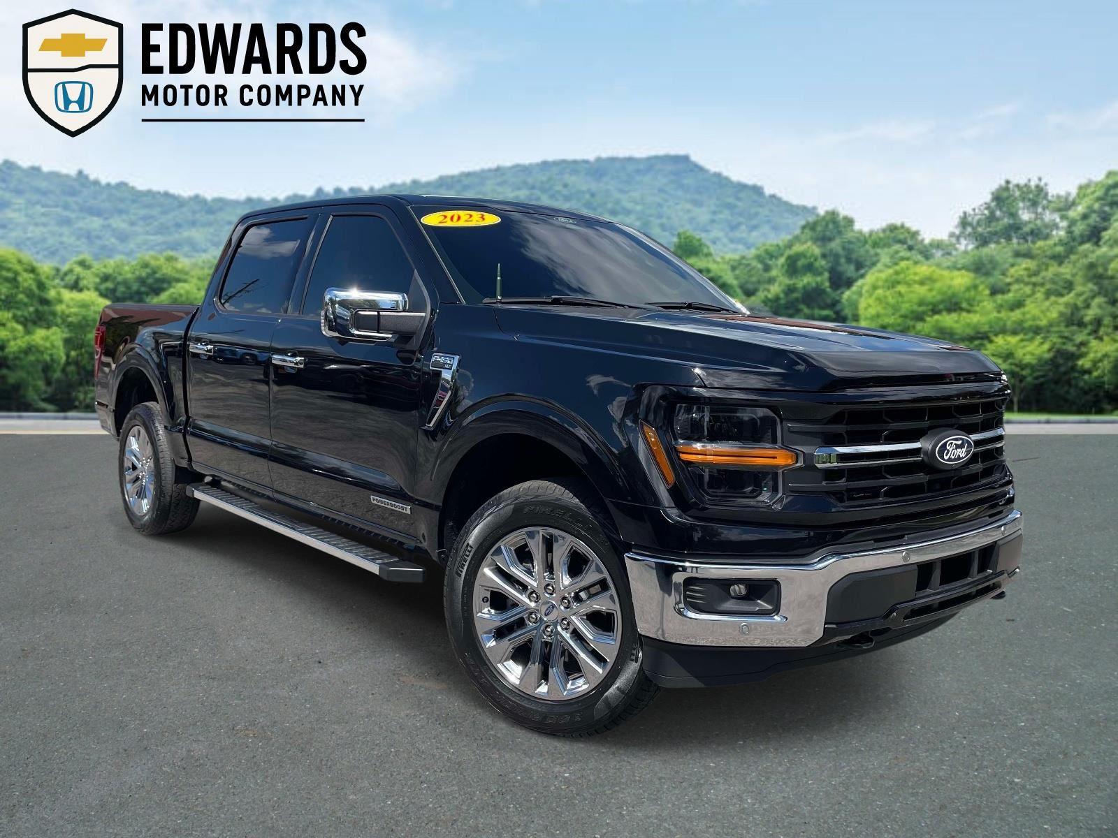 Agate Black Metallic 2024 Ford F-150 Pickup Truck Four-Wheel Drive Automatic