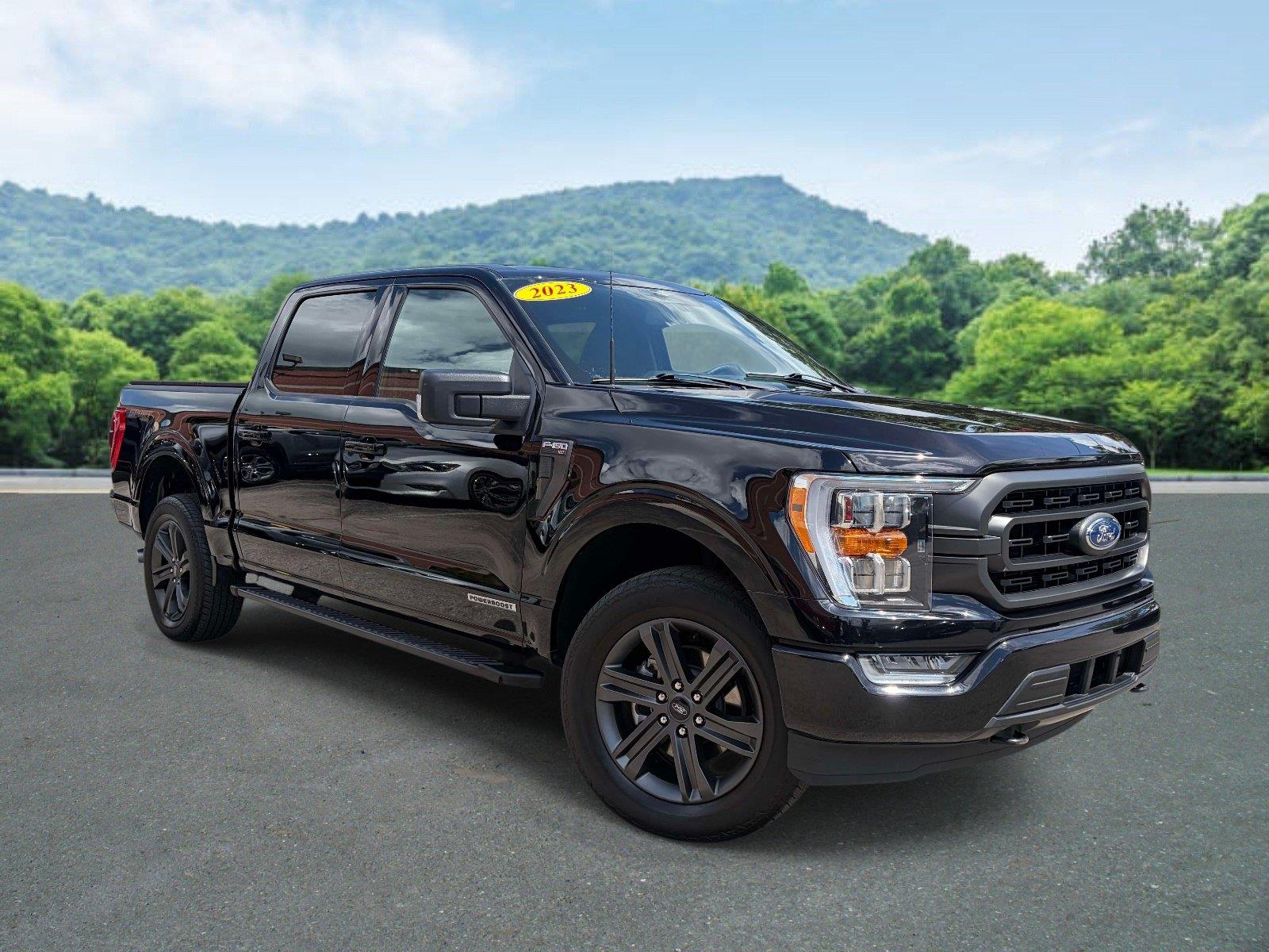 Agate Black Metallic 2023 Ford F-150 Pickup Truck Four-Wheel Drive Automatic