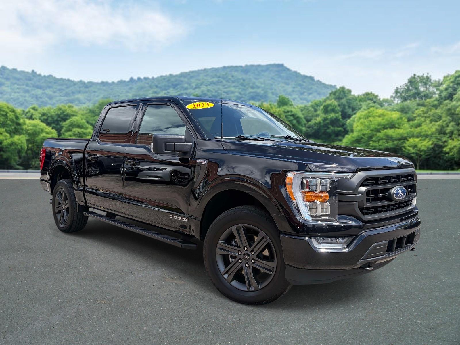 Agate Black Metallic 2023 Ford F-150 Pickup Truck Four-Wheel Drive Automatic
