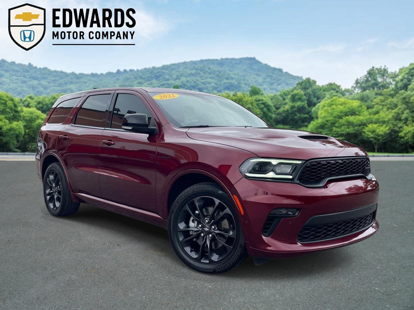 Octane Red Pearlcoat 2022 Dodge Durango SUV / Crossover Rear-Wheel Drive 8-Speed Automatic