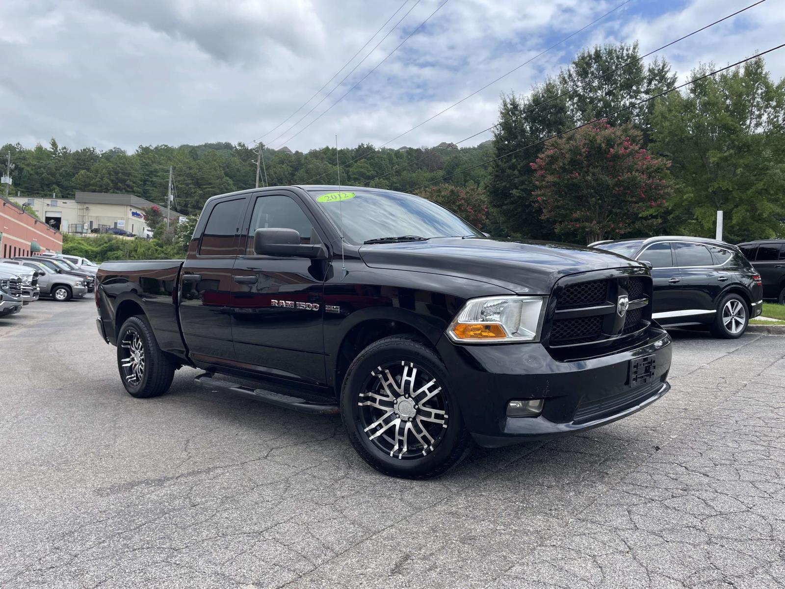 Black 2012 RAM 1500 Pickup Truck 4X2 6-Speed Automatic