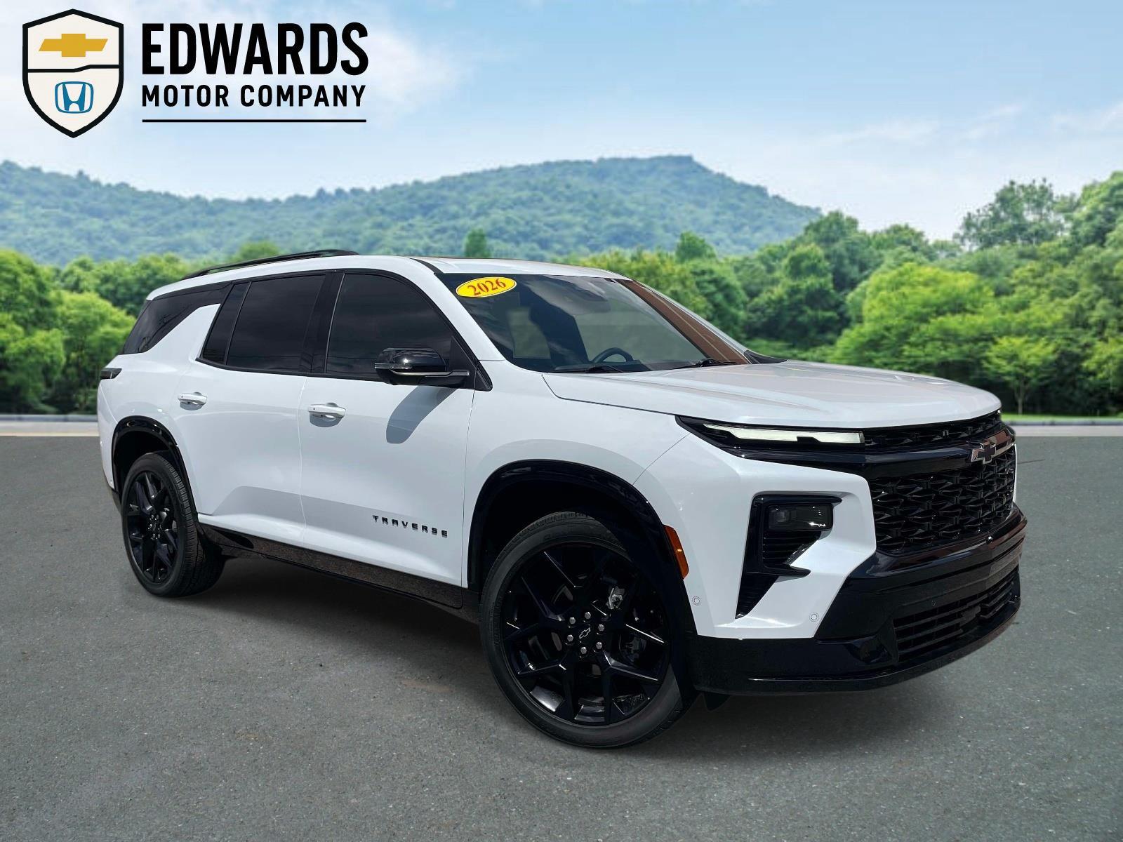 Polar White Tricoat 2026 Chevrolet Traverse SUV / Crossover Front-Wheel Drive 8-Speed Automatic