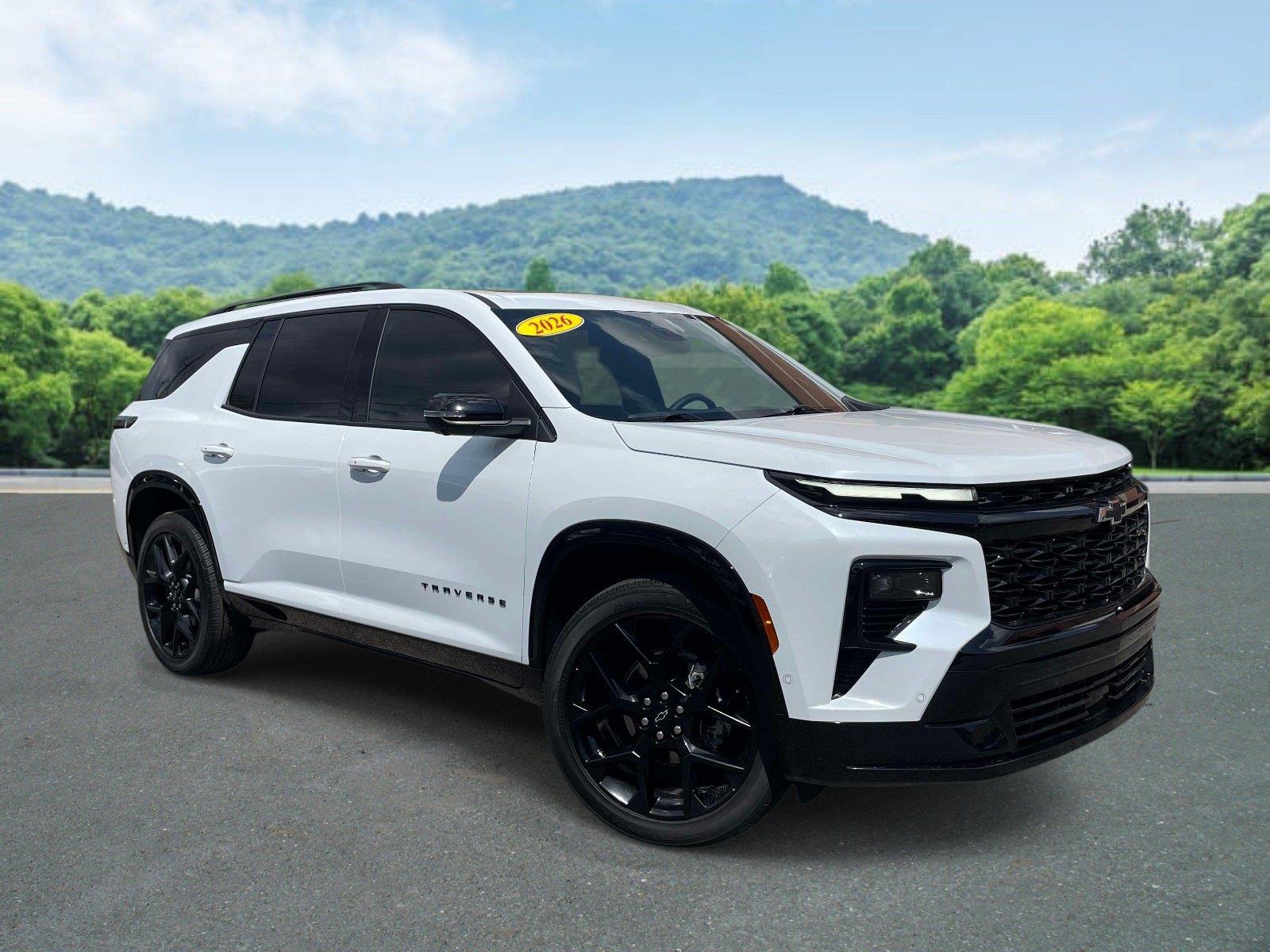 Polar White Tricoat 2026 Chevrolet Traverse SUV / Crossover Front-Wheel Drive 8-Speed Automatic