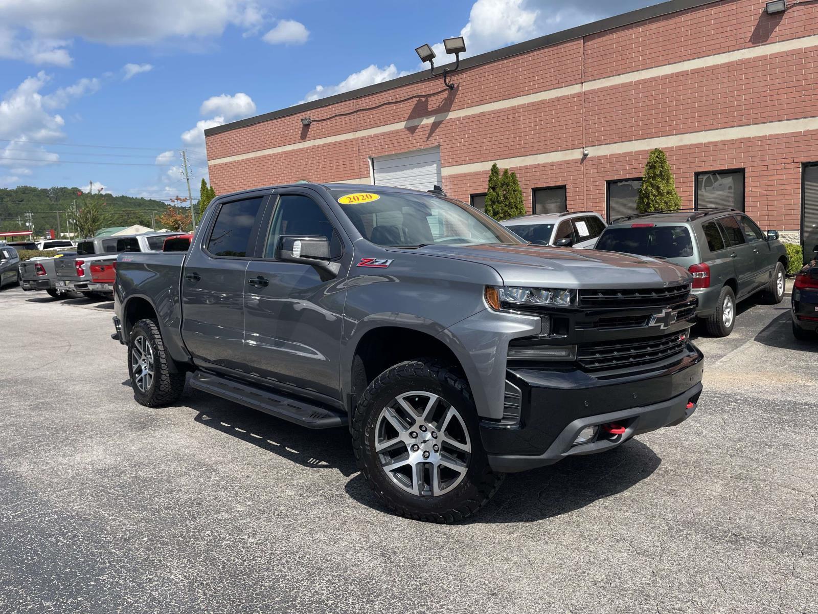 Gray (Satin Steel Metallic) 2020 Chevrolet Silverado 1500 Pickup Truck Four-Wheel Drive Automatic